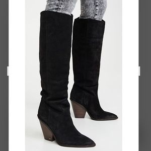 Sam Edelman indigo boot in black size 8 WORN ONCE